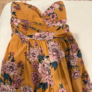 Yellow Floral Body suit
